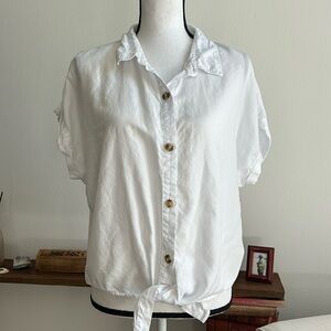 Easy Breezy White Button Up